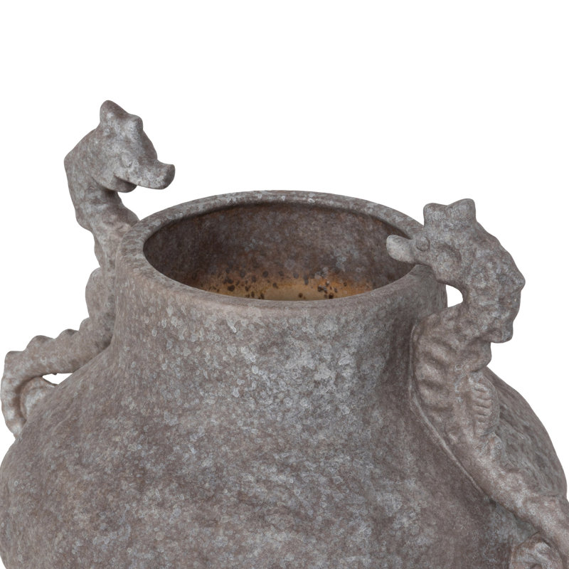 Seahorse Vase, Earth Brown