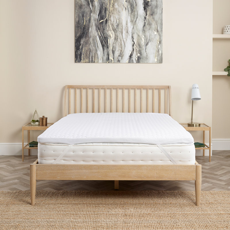 Slumberdown White Airstream Breathable 4cm Mattress Topper, Kingsize (5')
