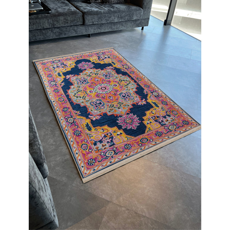 Tapis rectangulaire Yaneth, Tapis de couloir 4 pi x 9 pi 11 po