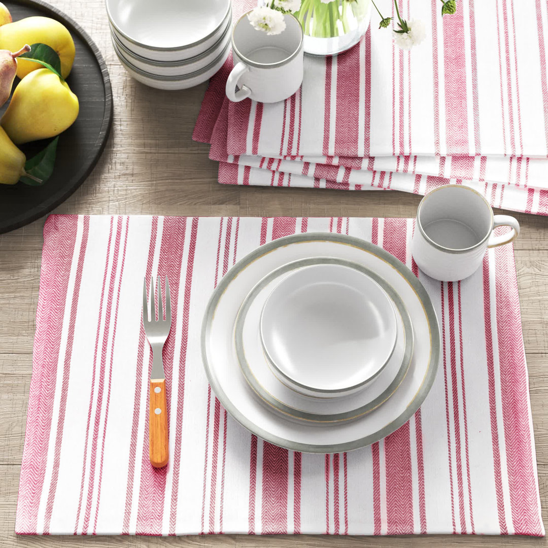 Beals 19" Cotton Placemat (Set of 6) Sand & Stable™ 