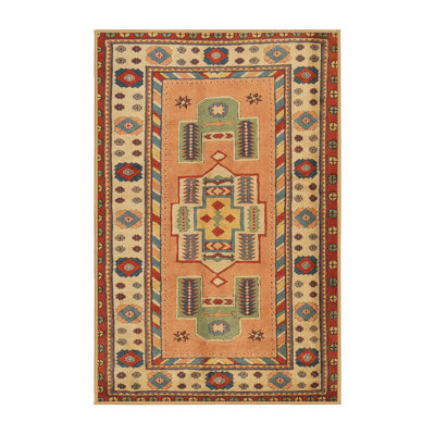 Tapis de surface brun/lin traditionnel Sabara