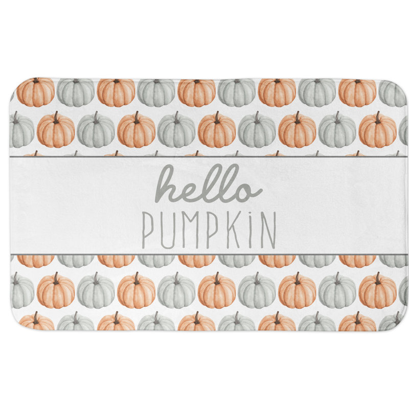 Tapis pour salle de bain hello pumpkin Fernie