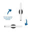 Delphine Single Frosted Dimmable LED Bath Bar-32041579