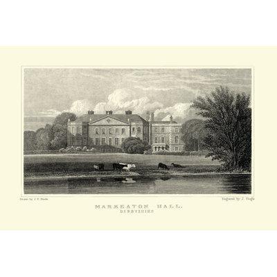 Markeaton Hall 1 Piece Wrapped Canvas Wall Art