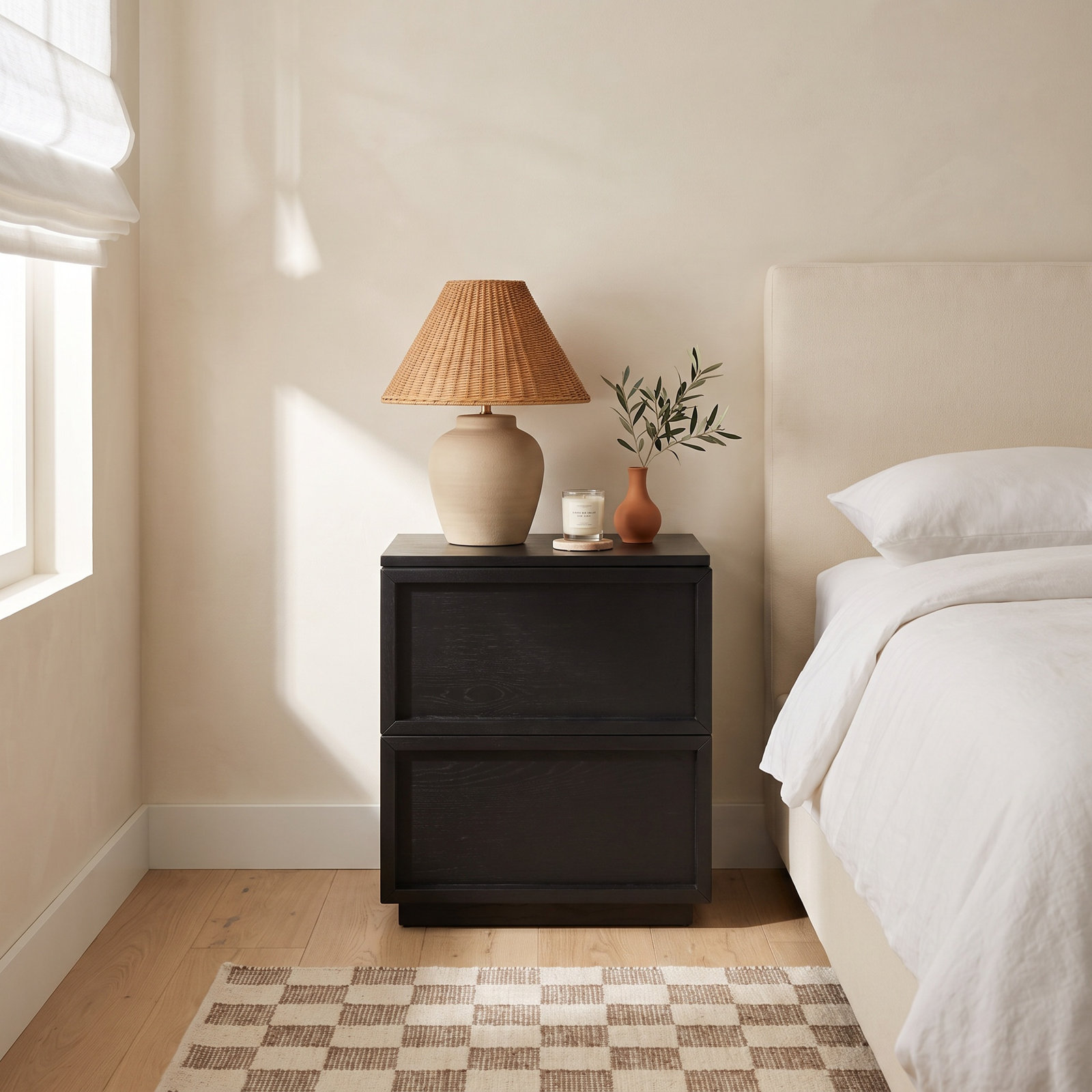 Hudson Nightstand, Black