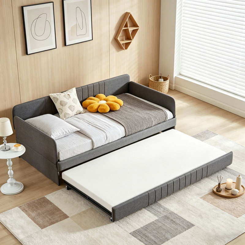 Lit de jour avec lit gigogne simple