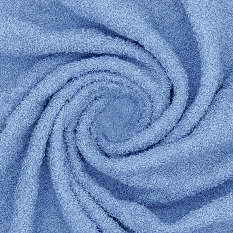 Poirer Premium Deluxe 100 Percent Cotton Super Jumbo Sheet, Blue