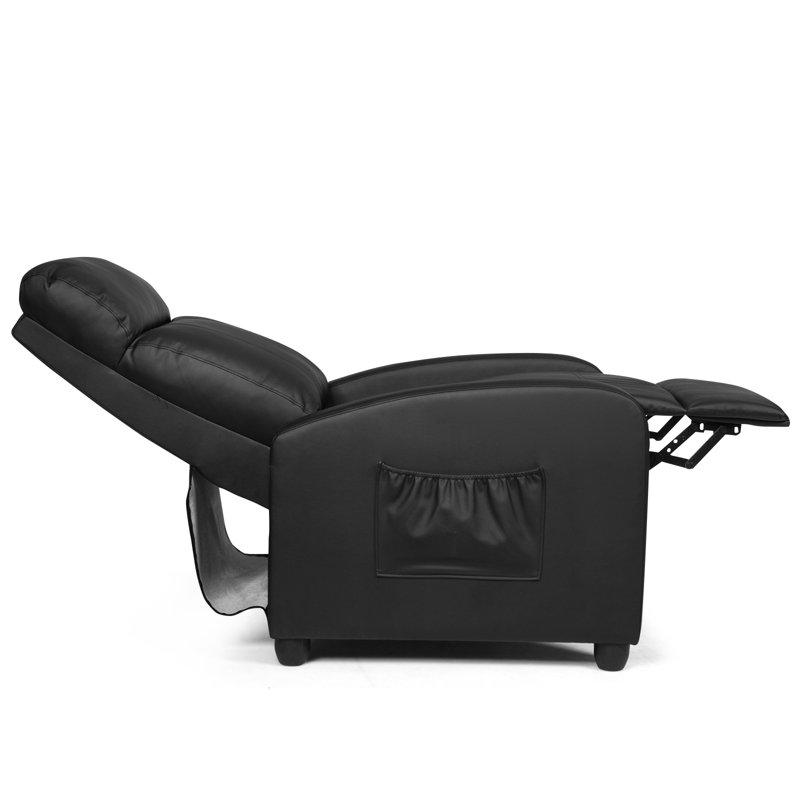 Forgue 68cm Wide Standard Recliner, Black