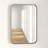 Audia Metal Flat Wall Mirror