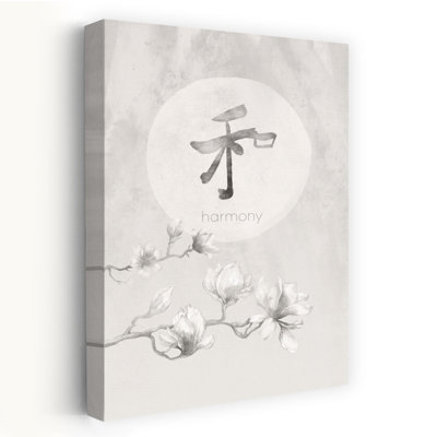 Harmony Magnolia Zen, impression d'art mural contemporain