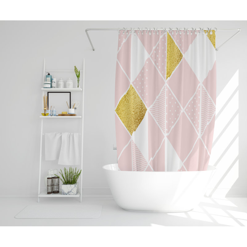 Menachem Polyester Shower Curtain Set, 168cm H x 168cm W