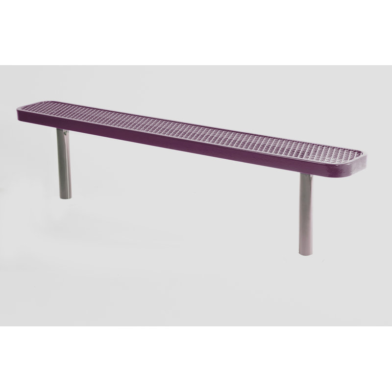 Banc de parc en plastique Myran, Mauve