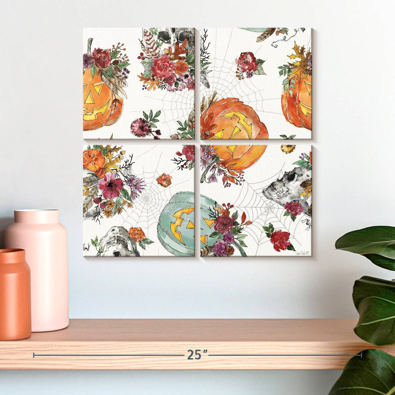 Motif de style effrayant Lelend I, H 18 po x l 18 po