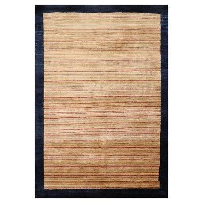 Lernik One-of-a-Kind Rectangle:4'1''x5'11'' Wool Area Rug in Beige