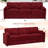 89" Modern Soft Couch With Upholstered Cushion, Chenille Sofa With 2 Well-Filled Pillows, 3-Seat Sofa For Living Room, Bedroom-823827542