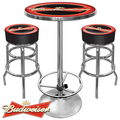 Budweiser 2 - Person Pedestal Dining Set