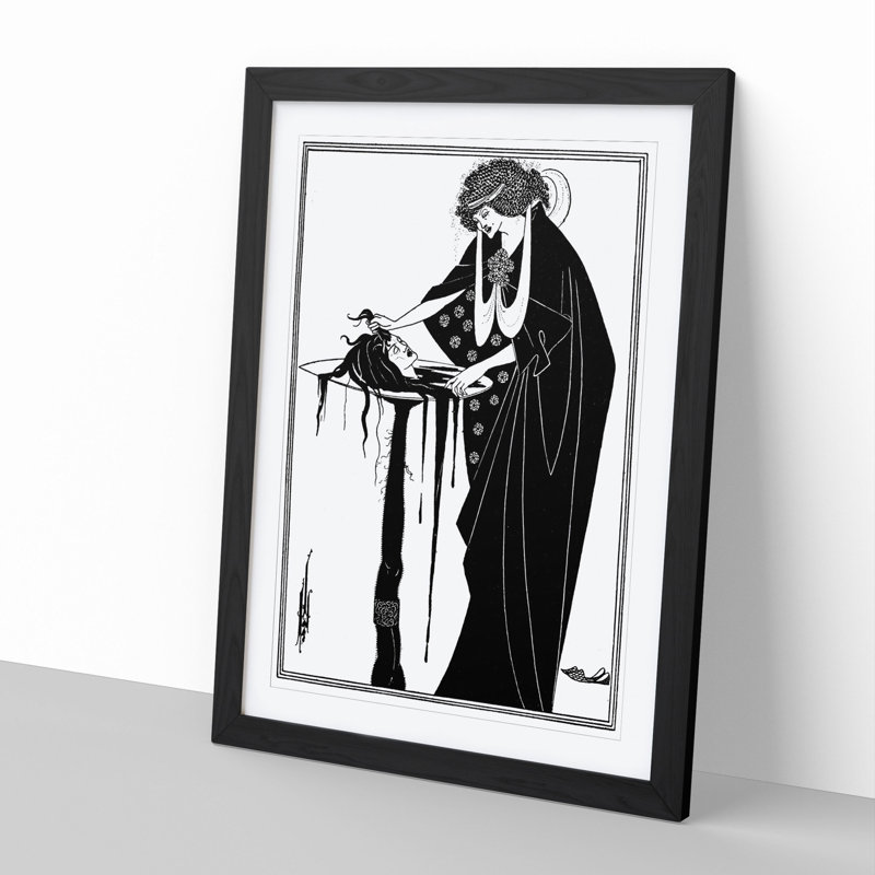 A Tragedy in Act One Vol.2 by Aubrey Beardsley - Picture Frame Graphic Art, Black Framed, 48cm H x 36cm W x 2cm D