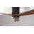 42-Inch Flush Mount Ceiling Fan Without Light, Flush Mount Ceiling Fan NO Light, Solid Wood Blades, Reversible Quiet DC Motor, Remote Control with 6 Speeds