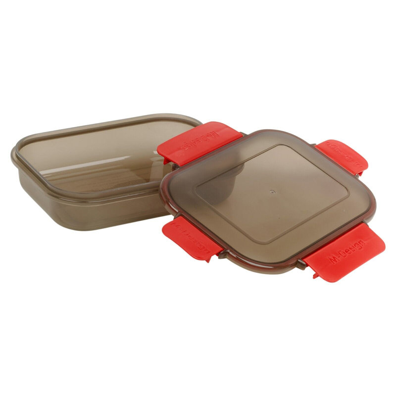 Food Storage Container, Red/Black