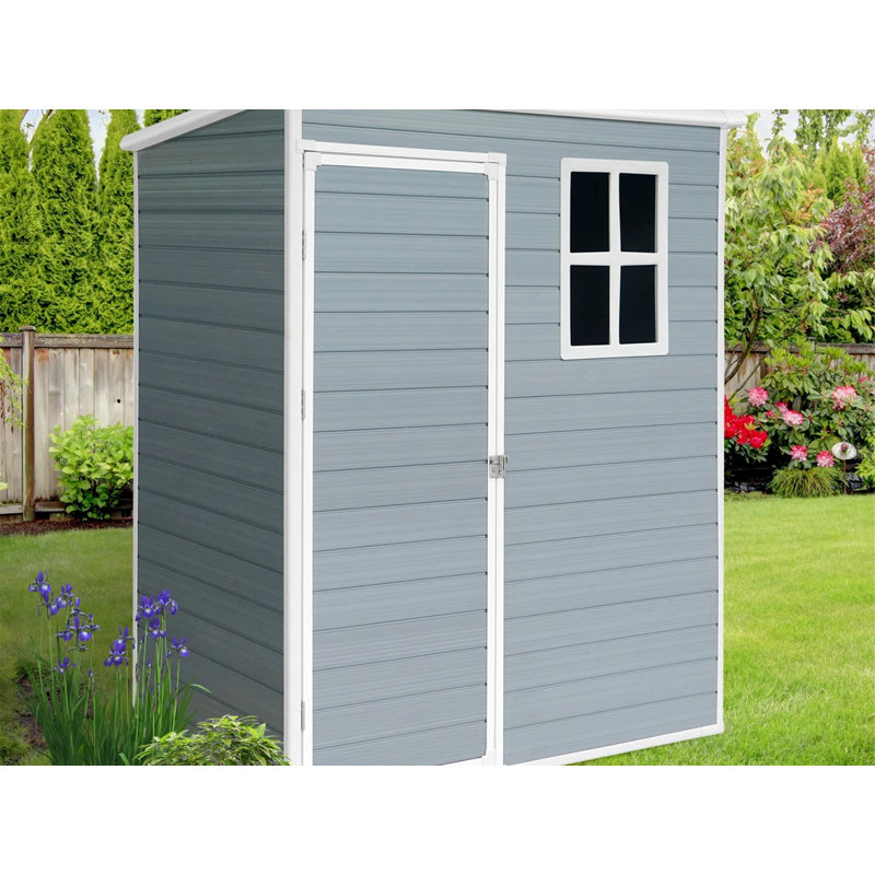 Remise de rangement verticale en plastique polypropylène l 5 pi x P 3 pi
