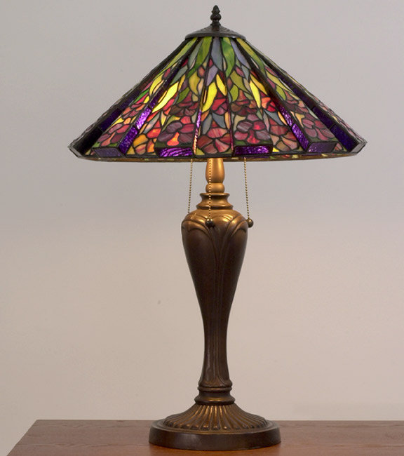 Lampe de table floral 28 po
