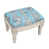 Blue Toile Linen Blend