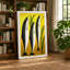 Three Fish In Green Geometric - Print-136789284-136789285