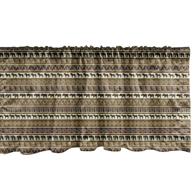 Cantonnière Ambesonne Savannah, L 54 po x L 18 po