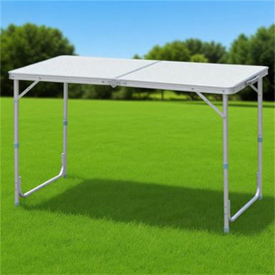 Table de camping pliante portative en aluminium facile à nettoyer (seulement avec la table)