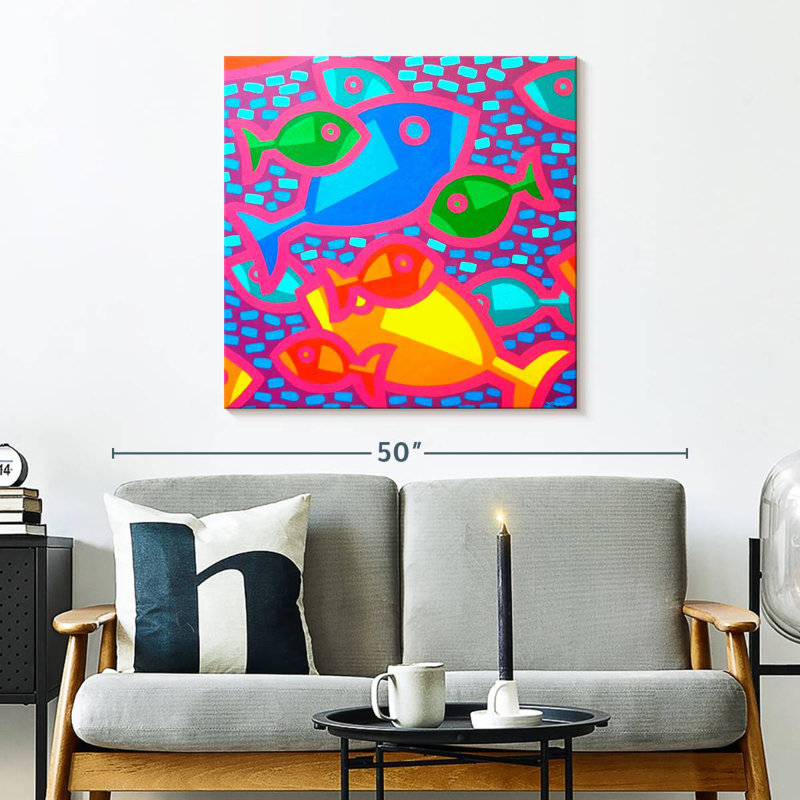 Funky Fish, 30" H x 30" W