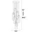 Luminaire suspendu à 7 lumières Jontre