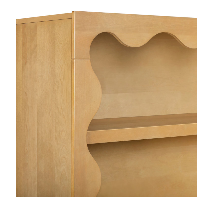 Lido Wave Bookcase, Honey