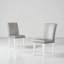 Ensemble de chaises de salle à manger 25 po x 17,7 po x 37,8 po (ensemble de 2)