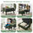 Elandra Upholstered Accent Chair and Ottoman, with 5 Level Adjustable Backrest-693262252