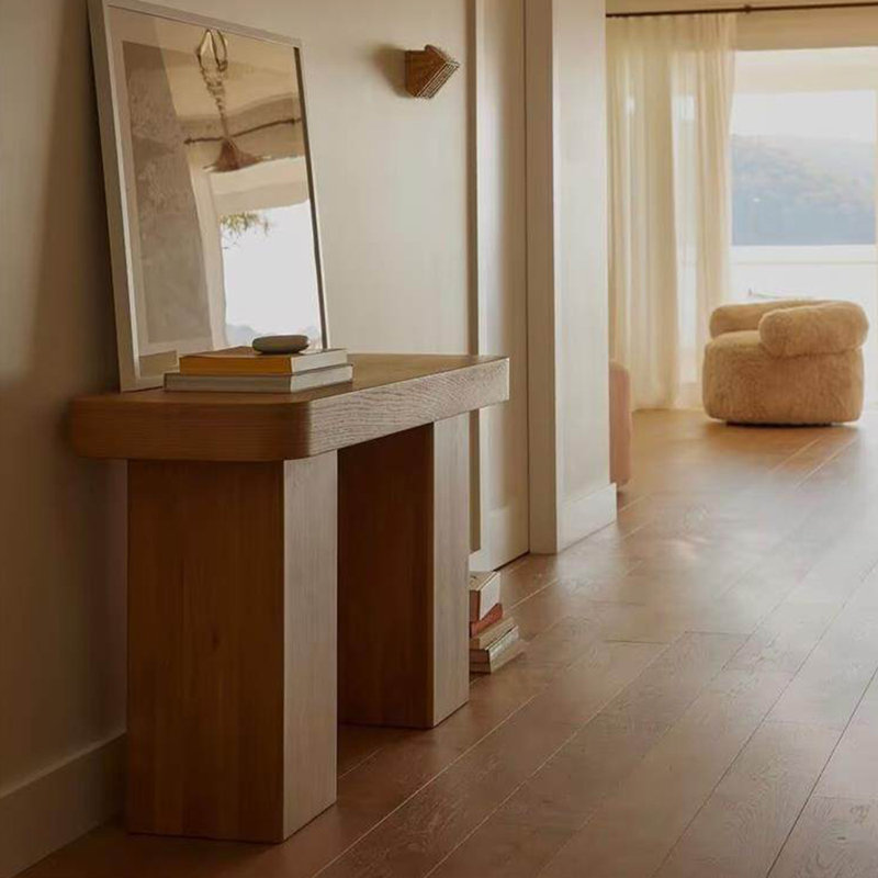 Console de style nordique simple et moderne, 35.4" H x 78.7" W x 15.7" D