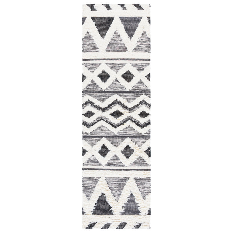 Southwold Natura Hand Woven Wool Southwestern Rug, Runner 2'3" x 8'