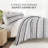 Vintage Black & White Stripe Pattern Duvet Cover Set-688341616