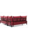 Canapé modulaire rembourré en métal Vynil-1187289676