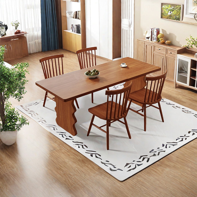 Rectangular Dining Set, 29.53"H x 55.12"L x 27.53"W