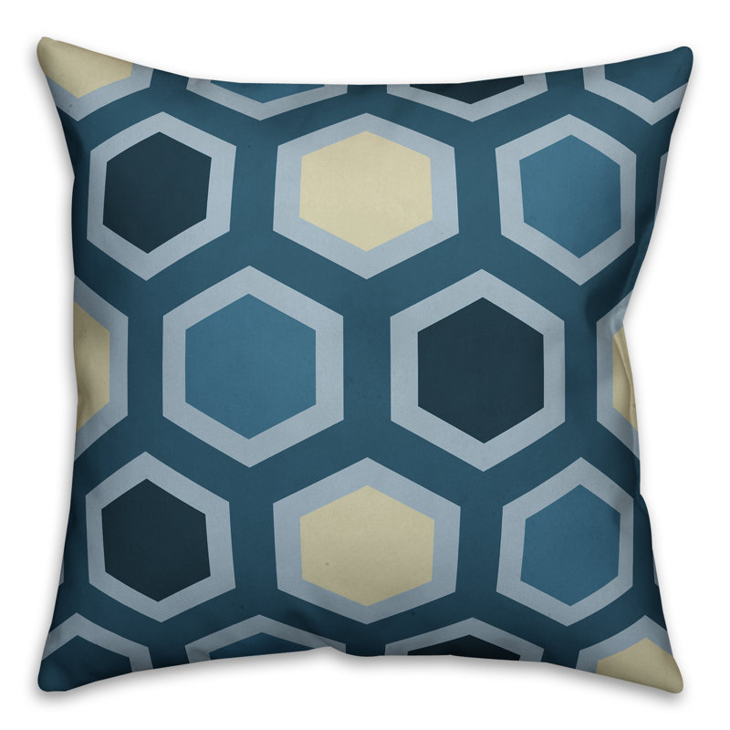 Geometric Reversible Throw Pillow, C