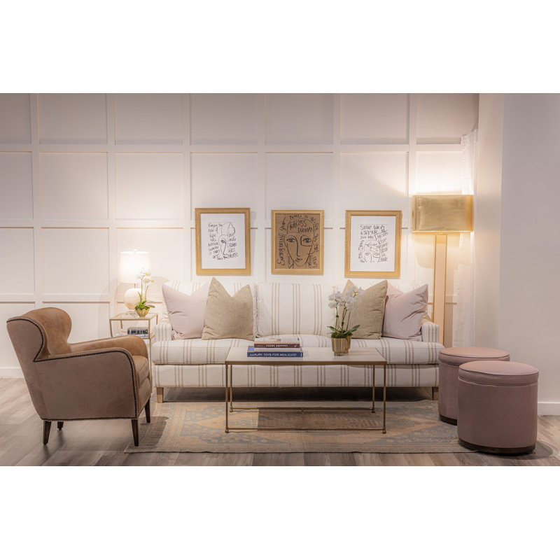 Leg Up  Swivel Ottoman in Collins Celadon, Ten Gallon Hat Mix