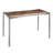 Alieza Glass Top Metal Base Dining Table-1470113059