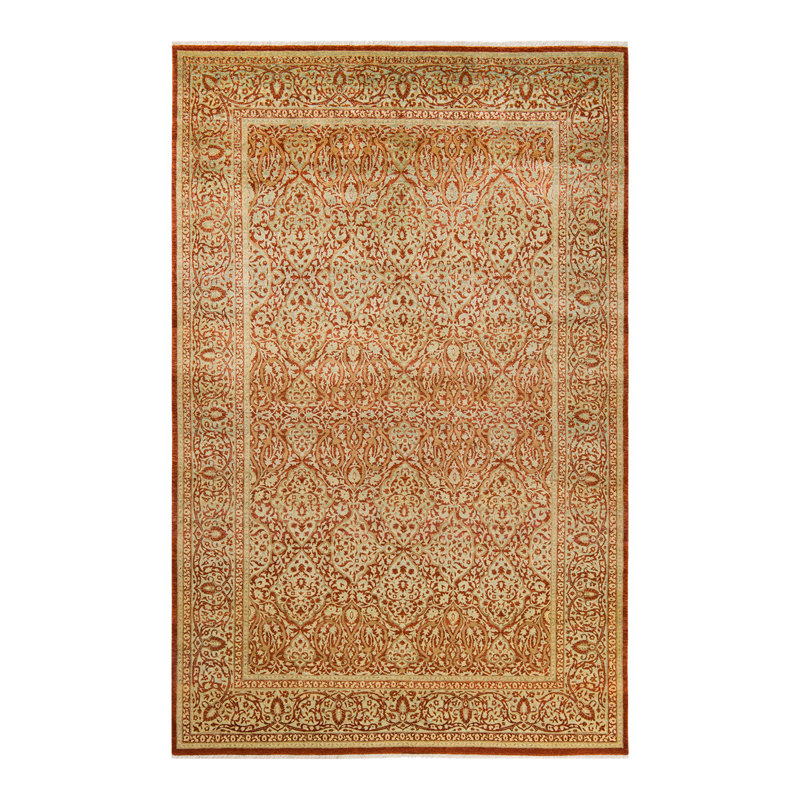 Classic One-of-a-Kind 6' 2" X 9' 7" Hand Knotted Area Rug