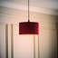 Blended Fabric Drum Lamp Shade ( Slip-On )-788043143-788043161