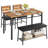 Kitchen & Dining Room Sets 4-Person Dining Table Set With Upholstered Bench And 2 Chairs-114216665