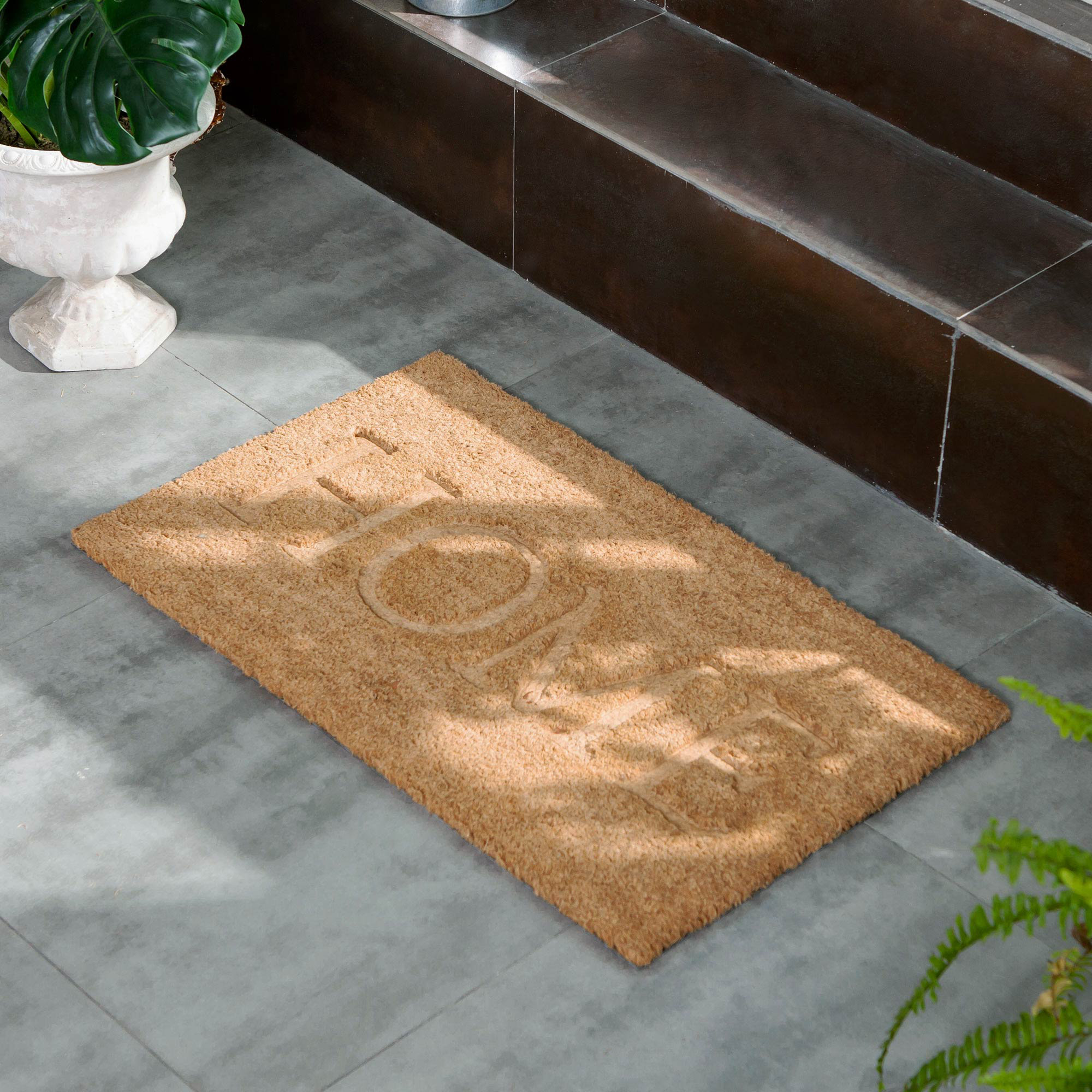 Gracie Oaks Neffs 30" L x 18" W Non-Slip Outdoor Door Mat | Wayfair