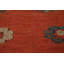 Tapis oriental géométrique rouge pré-1900 Kazak