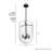 Sacha 4 - Light Urn Pendant-71475449