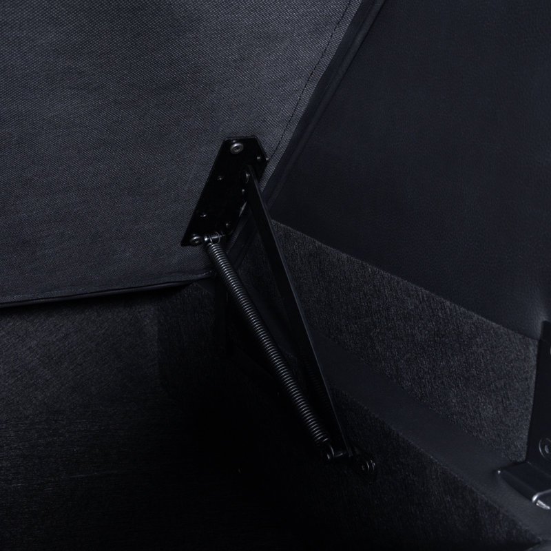 Canapé modulaire Rudolfina, Similicuir noir