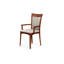 Fauteuil rembourré en bois massif Morgan-22354539-22557525